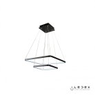 Подвесная люстра iLedex 8153-500+300-D-T BK Venus