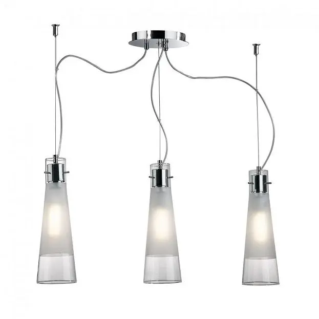 Подвесной светильник Ideal Lux 033952 KUKY SP3 TRASPARENTE Подвесной светильник Ideal Lux 033952 KUKY SP3 TRASPARENTE