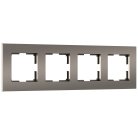 Рамка на 4 поста Slab (бронза матовый) Werkel W0042963 a062816