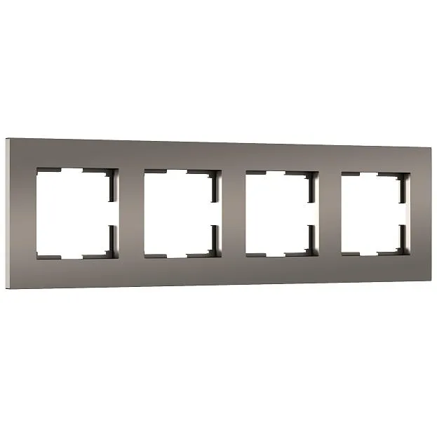 Рамка на 4 поста Slab (бронза матовый) Werkel W0042963 a062816