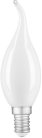 Лампа Gauss 104201109-D FILAMENT СВЕЧА НА ВЕТРУ 9W 590LM 3000К Е14 MILKY