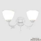 Бра с плафонами Arte Milano 342837/2W WT+SL AM342837