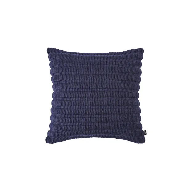 Подушка 45x45 cm Indigo Cotton Wool-Mix Tom Dixon RICU45IN Ridge