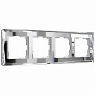Рамка на 4 поста Werkel W0041220 (зеркальный) a051018 Diamant