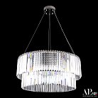 Люстра светодиодная хрустальная APL LED SH09.73.C.Ni.4000 Sicilia