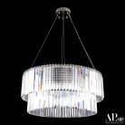 Люстра светодиодная хрустальная APL LED SH09.73.C.Ni.4000 Sicilia