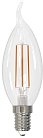 Лампочка светодиодная филаментная Volpe LED-CW35-5W/4000K/E14/CL/SLF LED-CW35-SLF