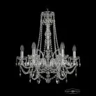 Люстра хрустальная Bohemia 1411/6/195/h-62 Ni