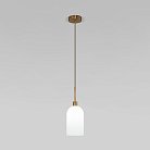 Подвесной светильник со стеклянными плафонами Eurosvet 50357/1 латунь a065658 Bambola