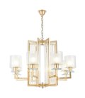 Подвесная люстра Lumina Deco LDP 8012-8 F.GD Manhattan