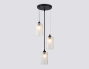 Подвесной светильник Ambrella light TR3412/3 BK черный E27/3 max 60W D330*1000