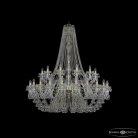 Люстра хрустальная Bohemia 1409/24+12/530/h-160 G