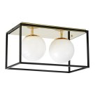 Потолочный светильник Lumina Deco LDC 8060-2 F.GD+BK Maldini