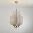 Люстра MESHMATICA Размер L. Цвет никель. Lampatron 1303-4493