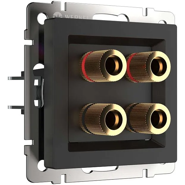 Акустическая розетка Werkel W1185008 (черный матовый) a051614 Акустическая розетка Werkel W1185008 (черный матовый) a051614