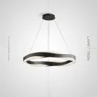 Кольцевые люстры и светильники MALIKA BLACK Размер M Lampatron 6734-18422