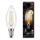 Лампа Gauss 103801107-S E14 7W 2700K прозрачная