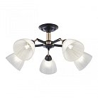 Люстра потолочная с плафонами Arte Milano 324108/5 BK+FG Amalfi Napoli