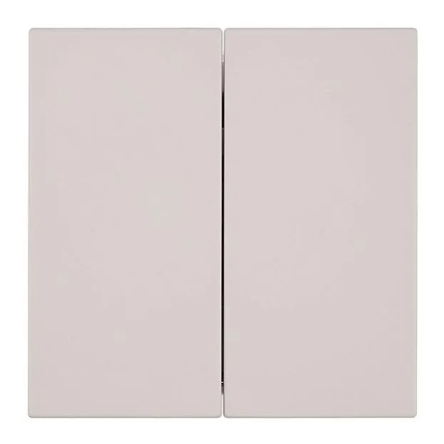 Переключатель 2-клавишный (механизм), 250В, 10А, RSW10-3107-08, пудровый жемчуг Stekker 50478 Мия