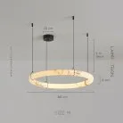 Кольцевые люстры и светильники ESTEFAN Размер M Lampatron 8883-25115