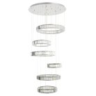 Люстра хрустальная с пультом Хром LED Citilux CL338661 Чезаре