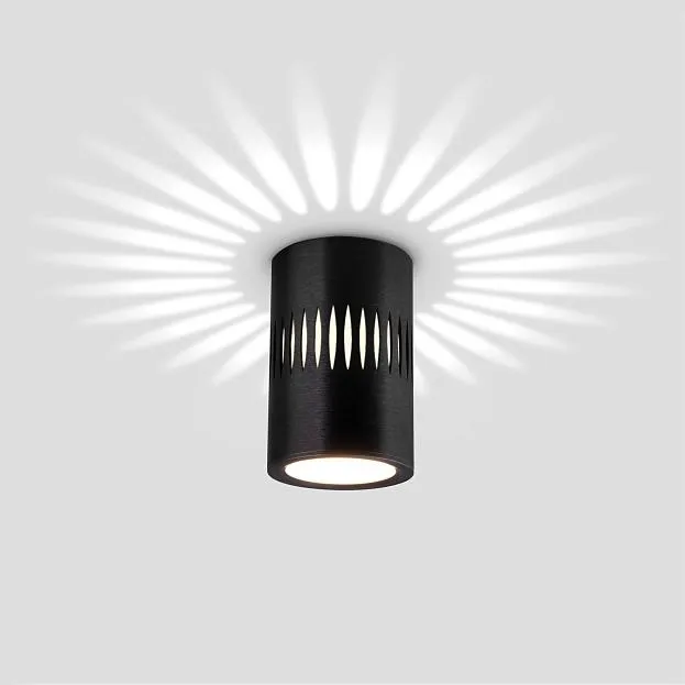 Накладной светильник Elektrostandard DLS026 7W 4200К черный a052837