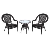 Комплект стол + 2 кресла, темно-корич Kink Light KL01830K,04