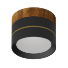 Накладной светодиодный светильник Ledron BARREL Wooden Black