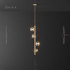 Подвесной светильник JULIET LUX 4 лампы Lampatron 6645-18176