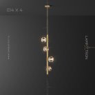 Подвесной светильник JULIET LUX 4 лампы Lampatron 6645-18176