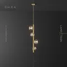 Подвесной светильник JULIET LUX 4 лампы Lampatron 6645-18176