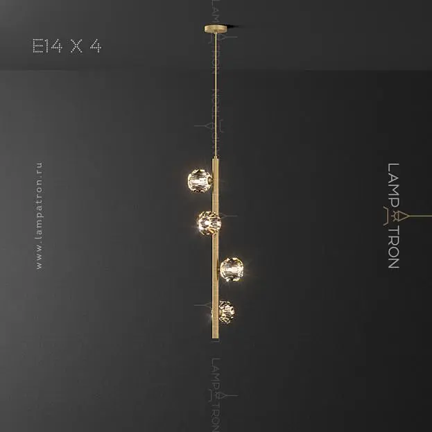 Подвесной светильник JULIET LUX 4 лампы Lampatron 6645-18176 Подвесной светильник JULIET LUX 4 лампы Lampatron 6645-18176