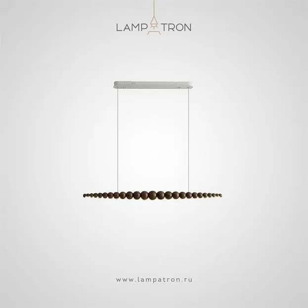 Реечный, рядный светильник BROLLE Размер M. Темное дерево Lampatron 8351-24388 Реечный, рядный светильник BROLLE Размер M. Темное дерево Lampatron 8351-24388