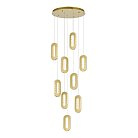 Светильник подвесной Золотистый/Золотистый, Прозрачный LED 9*9W 3000K ST-Luce SL6506.203.09 ALLUNGO