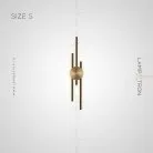 Бра GULL B Размер S. Цвет Черный Lampatron f-gull-b-s-black 5811-15369