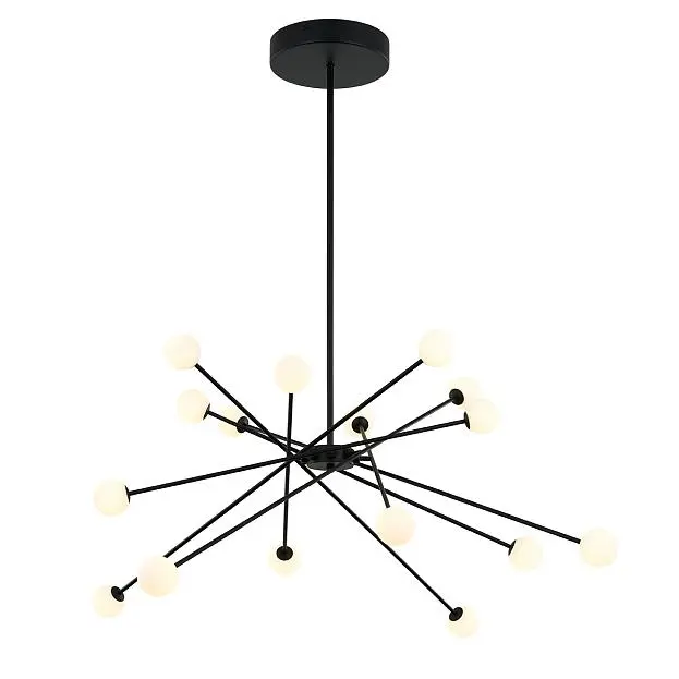 Люстра на штанге Delight Collection MD19001025-16A black Люстра на штанге Delight Collection MD19001025-16A black