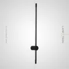Бра KEMMA WALL LITE Склад. 5,5 × 100 см. Цвет черный. Нейтральный свет Lampatron s-kemma-wall-lite-100-black-neutr 6257-25745