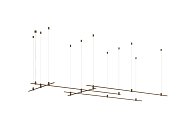 Основание для модульных светильников Donolux DL20225L2000x3L1000x2C B.Bronze Code 1.2