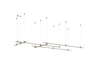 Основание для модульных светильников Donolux DL20225L2000x3L1000x2C B.Bronze Code 1.2
