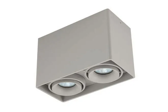 Накладной светильник Donolux DL18610/02WW-SQ Silver Grey Lumme Накладной светильник Donolux DL18610/02WW-SQ Silver Grey Lumme