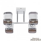 Люстра потолочная с плафонами Arte Milano 329809/4 WH+CR Amalfi