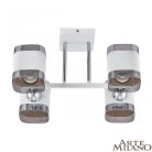 Люстра потолочная с плафонами Arte Milano 329809/4 WH+CR Amalfi