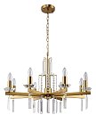 Подвесная люстра Crystal Lux MARRON SP8 BRASS