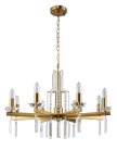 Подвесная люстра Crystal Lux MARRON SP8 BRASS