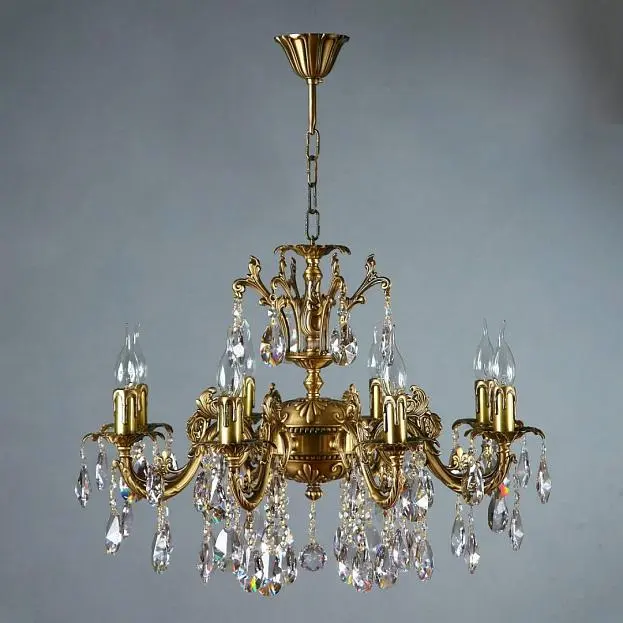 Подвесная люстра Ambiente Granada 2118/8 AB Tear drop Подвесная люстра Ambiente Granada 2118/8 AB Tear drop