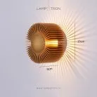 Бра SMED Цвет золото. Нейтральный свет Lampatron 8570-23850