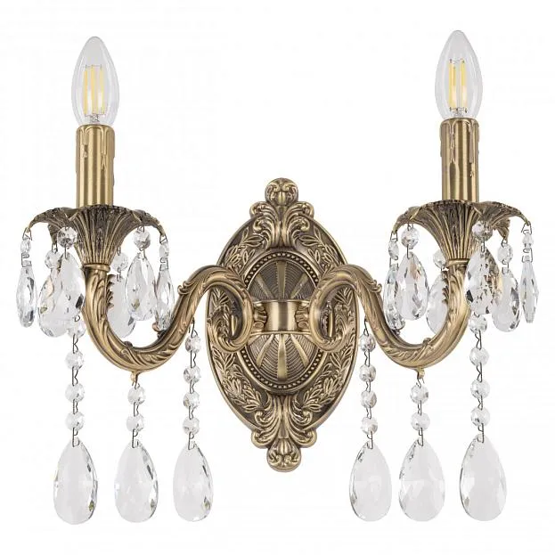 Бра с хрустальными подвесками Bohemia Ivele Crystal AL7901B10/2/175 A FP