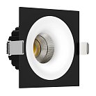 Встраиваемый светильник Ledron LOFT SQ Black-White