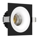 Встраиваемый светильник Ledron LOFT SQ Black-White