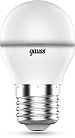 Лампа Gauss 105102406 Шар G45 6W E27 RGBW+димирование LED